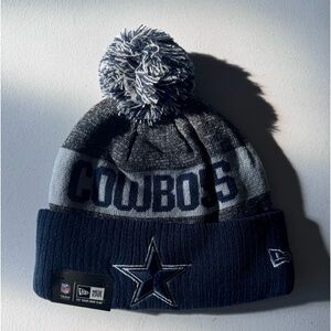 Dallas Cowboys NFL New Era Beanie Pom Pom- Brand New